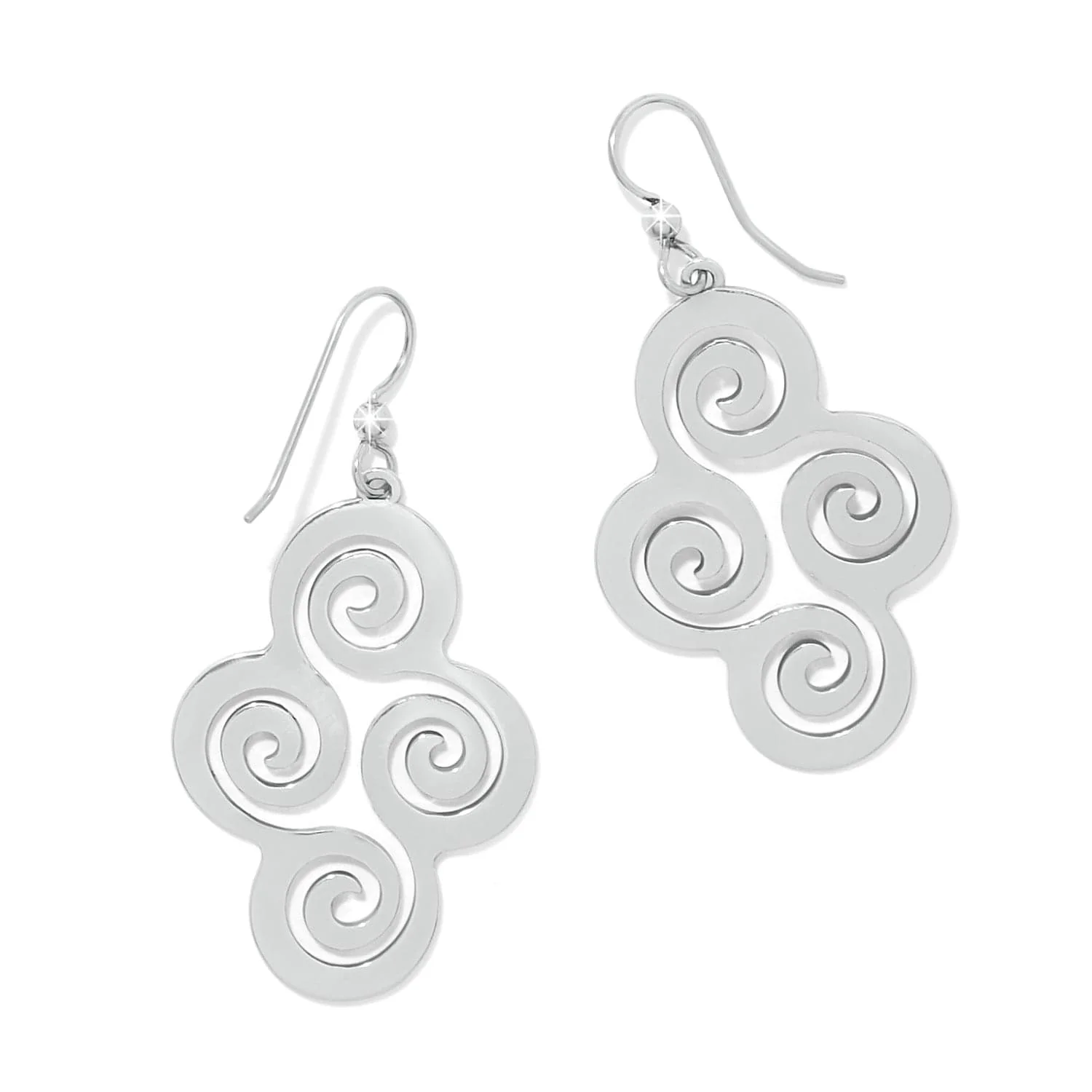 Vertigo Spiral French Wire Earrings - Image 2