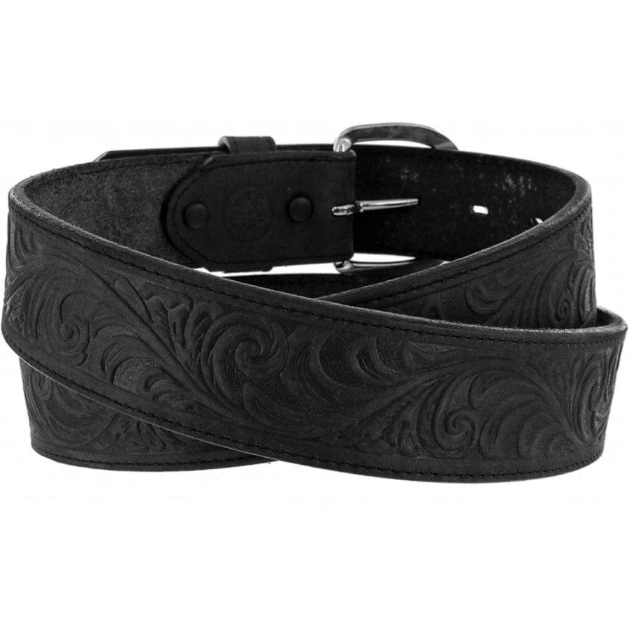 Western Scroll Tooled Belt - Image 5